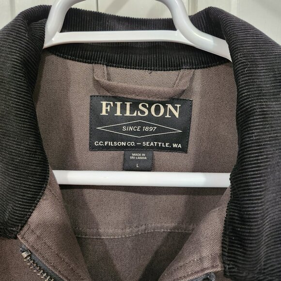 Filson Tacoma Work Jacket - Large - Dark Gray - Picture 3 of 15